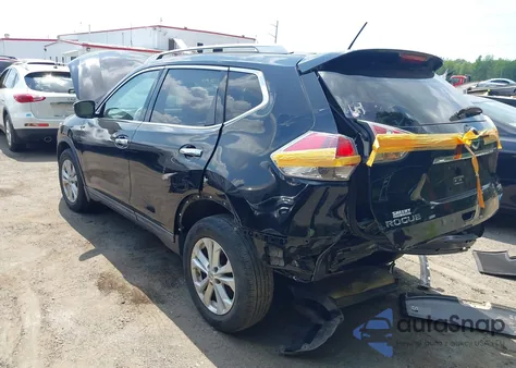 2014 Nissan Rogue Sv из США, поврежденный, VIN 5N1AT2MV5EC840502